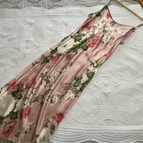 Reformation Dresses & Skirts - REFORMATION NWT Parma Silk Maxi Dress Rose Garden Pink Floral Print Size Small